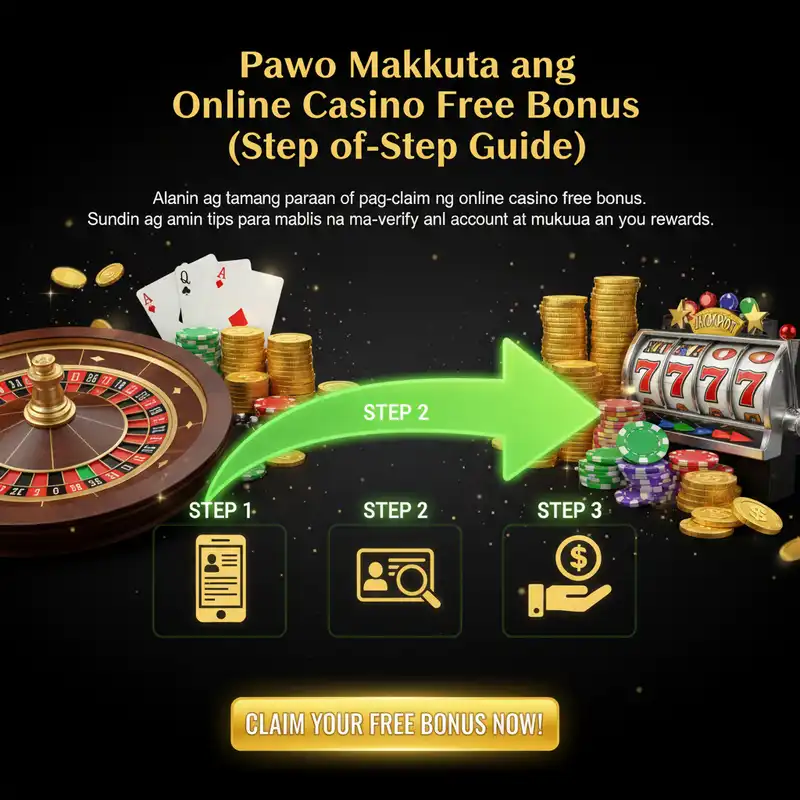 Gabay sa pagkuha ng online casino free bonus sa Pilipinas